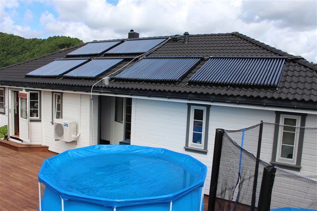  نظام التسخين الشمسي للمياه المنزلية وحمامات السباحة